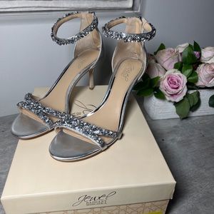 Caroline Embellished Strap Evening Shoe